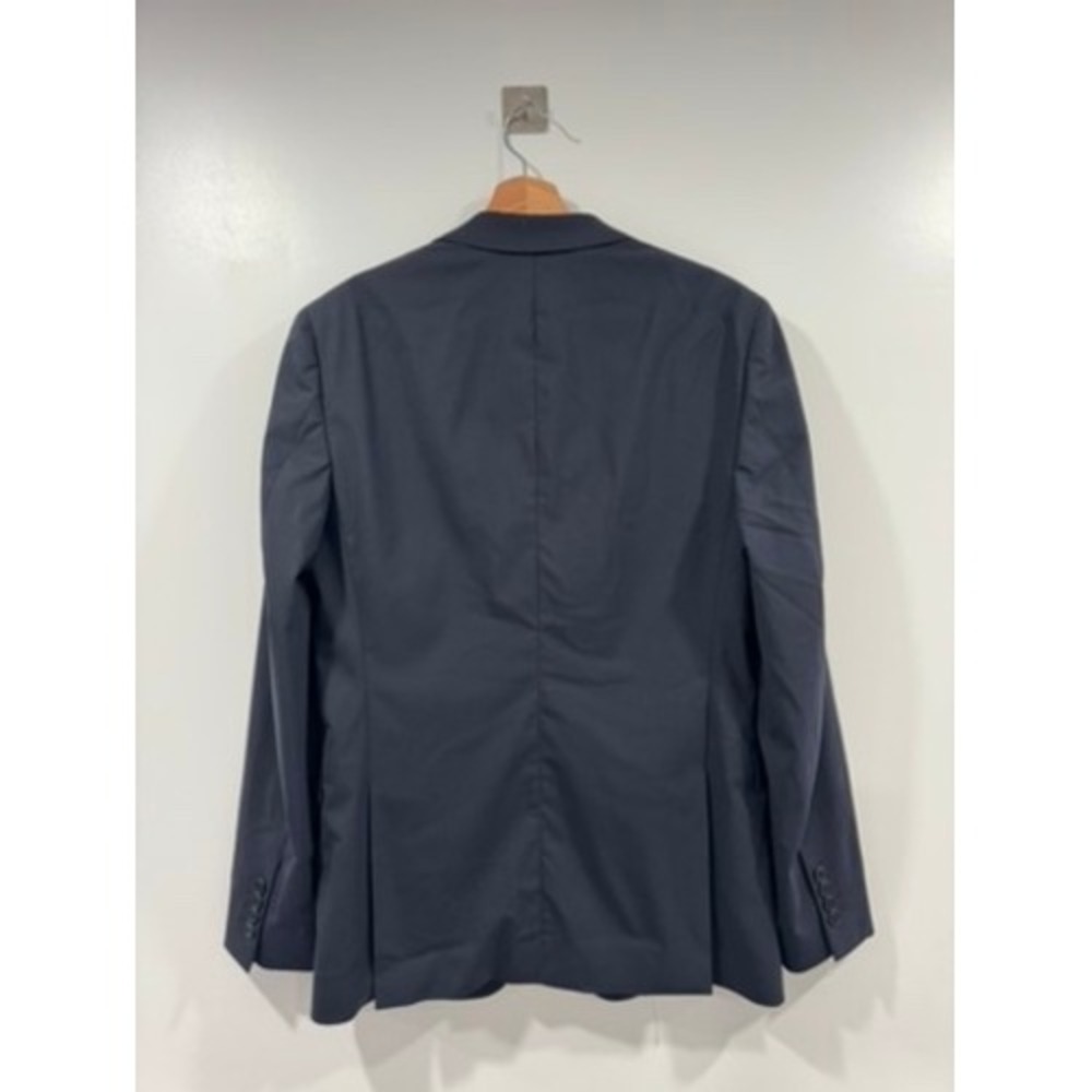 Theory Men Navy Blue Chambers Sartorial Stretch Wool Two Button Blazer 38R - Picture 3 of 11